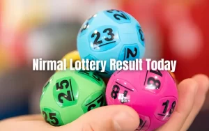 nirmal lottery result today